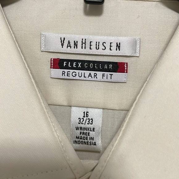 Van Heusen Flex Collar 16 32/33 in Canvas - Picture 3 of 4